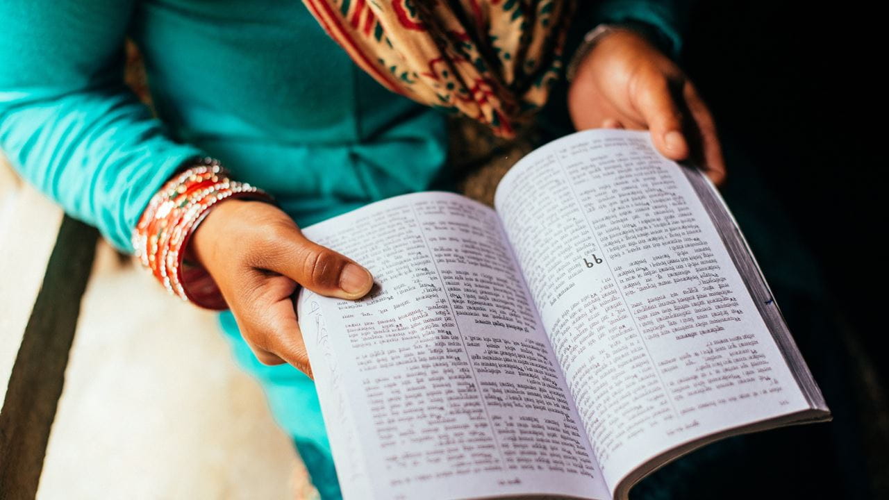 A woman in Nepal runs weekly bible workshops in her community