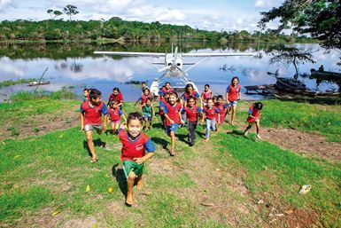 Asas de Socorro fournit de l’aide médicale dans la région isolée de l’Amazonie. Photo : Asas de Socorro