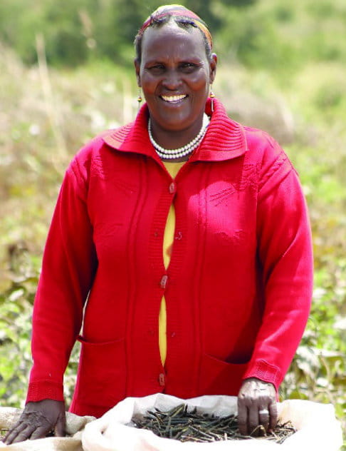 Hakule Dida's income increased when she started growing green grams instead of maize and beans. Photo: Farm Concern International (FCI)