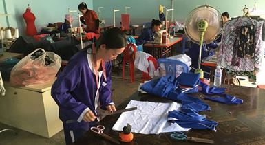 Many prisoners need to learn ways of making a living after their release. Photo: Prison Fellowship Cambodia