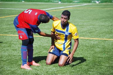 O esporte oferece muitas oportunidades para os jovens se apoiarem dentro e fora de campo. Foto: Asociación Cristiana Deportiva, Colômbia