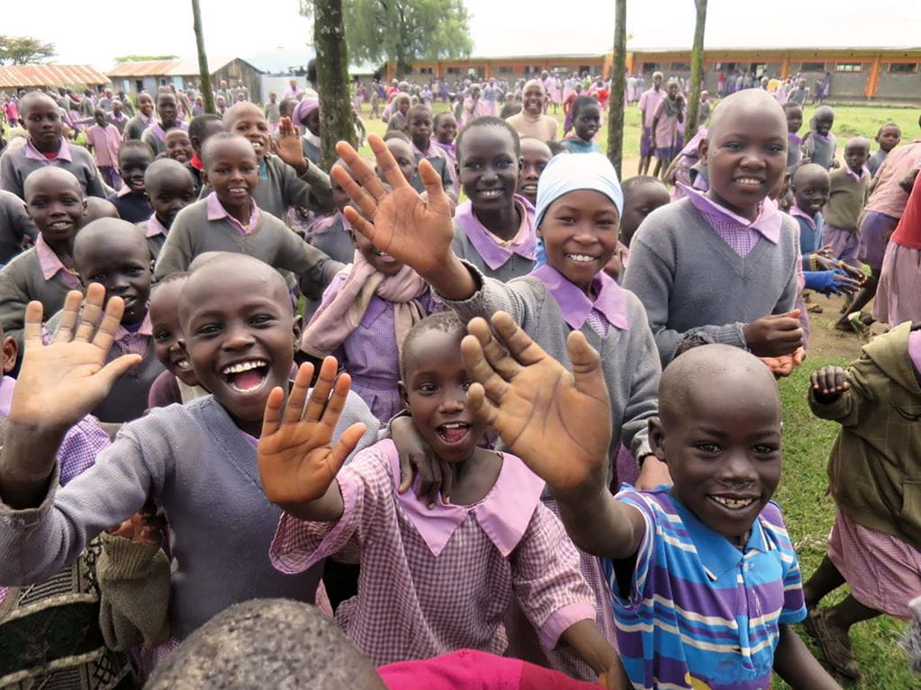 Schools in Kenya are teaching children how to prune and manage trees. Photo: Sarah McKenzie