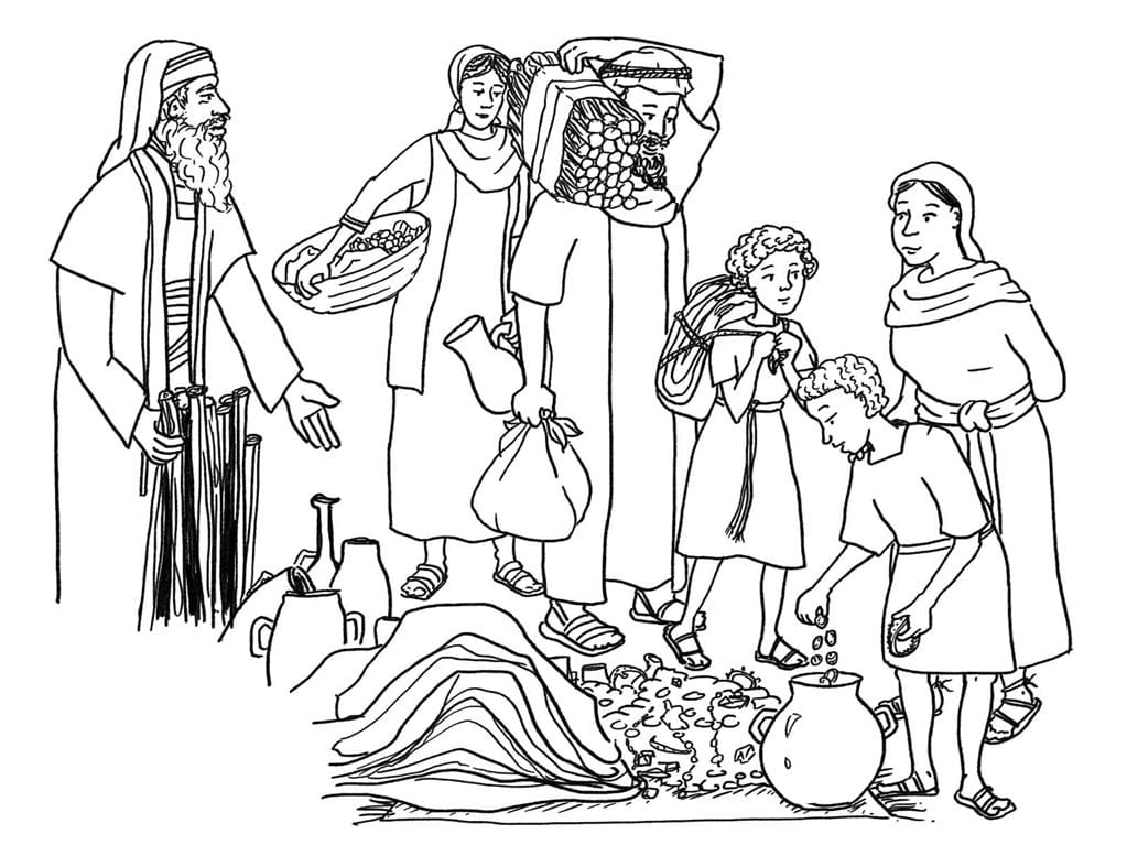 exodus tabernacle coloring pages