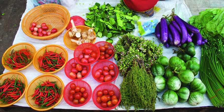 Il est important que les personnes qui vivent avec le VIH aient une alimentation saine et équilibrée. Photo : Amy Church/Tearfund