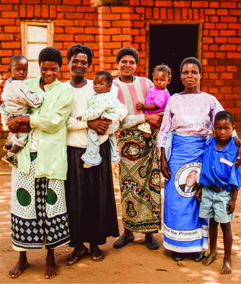 El proyecto Madres Compañeras está transformando las comunidades en Malaui. Foto: Chris Boyd/Tearfund