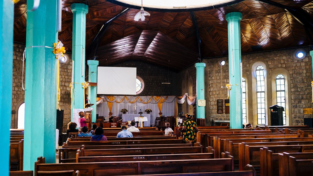 The Anglican Cathedral in Dodoma, Tanzania.