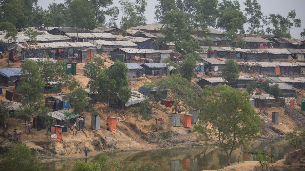 View of Rohingya camp, Cox's Bazar, Bangladesh
